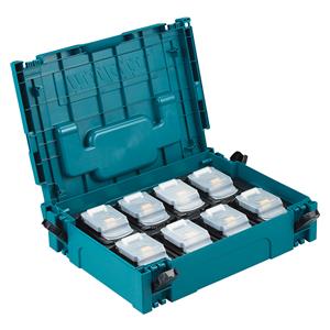 Makita Makpac 1 kofer sa PVC umetkom za 8 baterija - BEZ BATERIJA