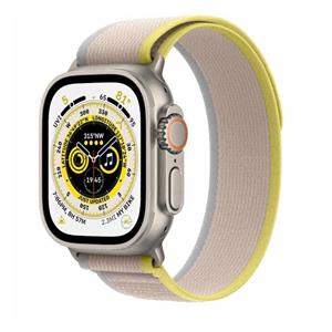 Apple Watch Ultra Cell, 49 mm Titanium Case Yellow/Beige Trail Loop M/L