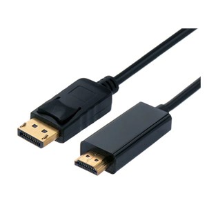 DisplayPort kabel DP v1.2 - UHDTV HDMI M/M  2.0m, crni