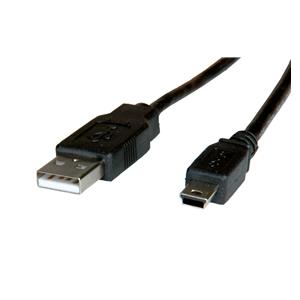ROLINE USB 2.0 kabel USB-A(M) - miniUSB 5-pinski B(M), 1.8 metar
