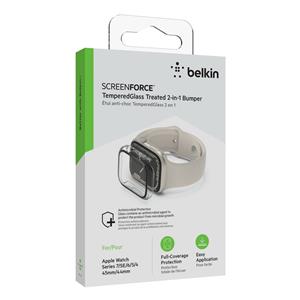 Belkin Tempered Glass Bumper Apple Watch 8/7/SE/6/5/4 clear 5
