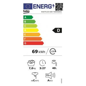 Perilica rublja Beko WUE7512DXAW ProSmart ™ inverter 7/1000 • ISPORUKA ODMAH 3