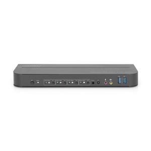 DIGITUS KVM-Switch 4-Port 4K60Hz, 4xDP in, 1xDP/HDMI out 3