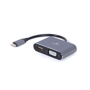 Cablexpert A-USB3C-HDMIVGA-01 USB graphics adapter Grey