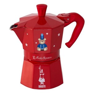 Bialetti Moka Express 3TZ rot Joyful Memories