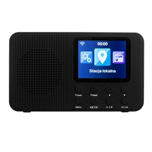 Camry CR 1918 Internet Radio, 2.4” Black