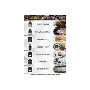 Camry espresso machine with several different capsules CR4414