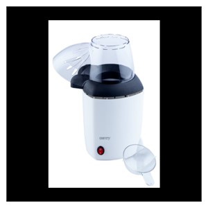 Camry popcorn machine, white