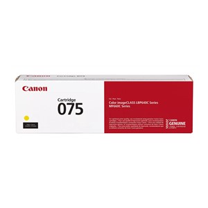 Canon 075 toner cartridge 1 pc(s) Original Yellow