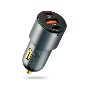 Car charger everActive CC-40Q USB QC3.0 + 2x USB-C PD 60W