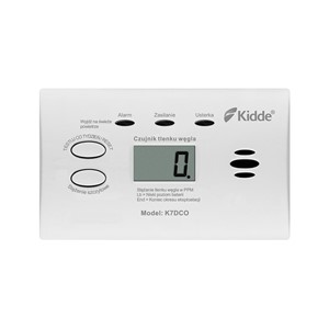 Carbon monoxide detector Kidde K7DCO with display White