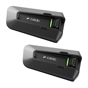 Cardo PT200101 motorcycle intercom 2 channels 1600 m Black