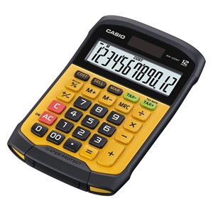 CASIO CALCULATOR OFFICE WATERPROOF WM-320MT-S, 12-digit display. Removable keyboard, 108.5x168.5, Waterproof and dirt-resistant level: IP54