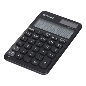 CASIO CALCULATOR POCKET SL-310UC-BK BLACK, 10 DIGIT DISPLAY