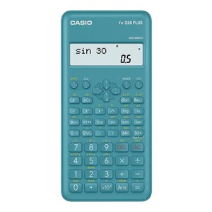 CASIO CALCULATOR SCIENTIFIC FX-220PLUS-2 BLUE, 12 DIGIT DISPLAY