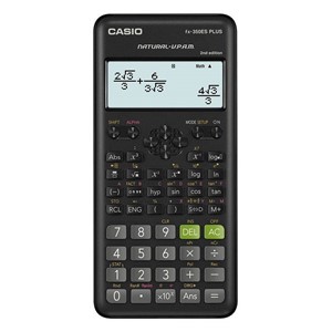 CASIO CALCULATOR SCIENTIFIC FX-350ESPLUS-2 BLACK, 12 DIGIT DISPLAY