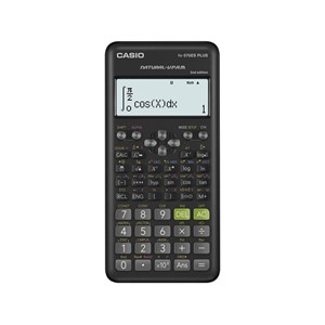 CASIO CALCULATOR SCIENTIFIC FX-570ESPLUS-2-B, 417 FUNCTIONS, 77X162MM, BLACK
