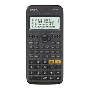 CASIO CALCULATOR SCIENTIFIC FX 82CEX BLACK, 12-DIGIT DISPLAY