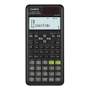 CASIO CALCULATOR SCIENTIFIC FX 991ES PLUS 2 BLACK, 12-DIGIT DISPLAY