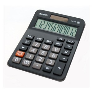Casio MX-12B 12-digit black office calculator