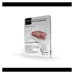 CASO 8 star vacuum bags 16x23 cm, 50 pcs