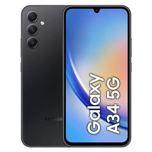 Samsung Galaxy A34 5G SM-A346B/DSN 16.8 cm (6.6") Hybrid Dual SIM Android 13 USB Type-C 6 GB 128 GB 5000 mAh Graphite + poklon Xplorer BTW 5.0 bluetooth slušalice + Xplorer AR Gun