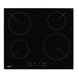 Ceramic hob Akpo PKA 58008 /2 black 4 zone(s)