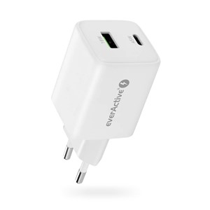 Charger 1 x USB Quick Charge 4.0, 1 x USB-C 45W white