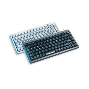CHERRY Compact G84-4100, light grey, CH keyboard USB + PS /2