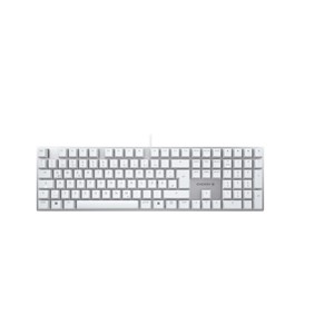 CHERRY KC 200 MX keyboard Universal USB QWERTZ German Silver, White