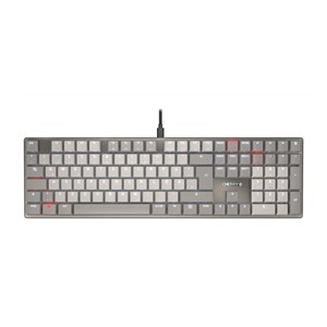CHERRY KC 500 MX LP keyboard Home /Office USB QWERTZ German Grey