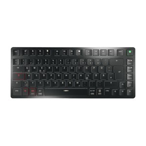 CHERRY KW X ULP 2.0 MINI keyboard Home /Office USB + RF Wireless + Bluetooth QWERTZ German Black