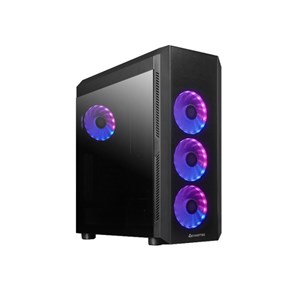 Chieftec SCORPION 4 USB-C 3.2 ATX A-RGB ohišje, črno