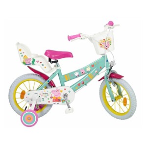 Children's bicycle 14 Peppa Pig green 1498 TOIMSA