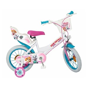 CHILDREN'S BICYCLE 14 TOIMSA TOI1481 PAW PATROL WHITE