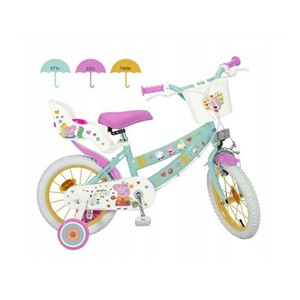 Children's bicycle Toimsa 12” Swinka Peppa green