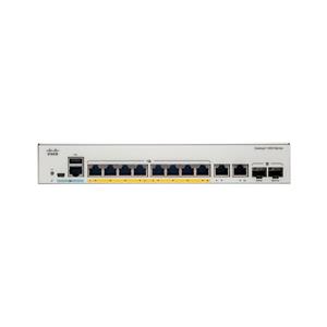 Cisco Catalyst 1000-8FP-2G-L Network Switch, 8 Gigabit Ethernet (GbE) PoE+ Ports, 120W PoE Budget, two 1 G SFP/RJ-45 Combo Ports, Fanless Operation, Enhanced Limited Lifetime Warranty (C1000-8FP-2G-L) 2