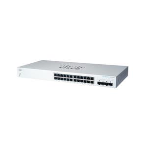 Cisco CBS220-24T-4G Managed L2 Gigabit Ethernet (10/100/1000) 1U White