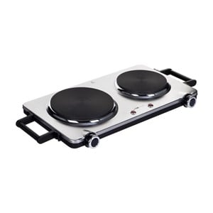 Clatronic DKP 3668 E Black,Stainless steel Countertop Sealed plate 2 zone(s)