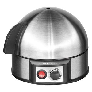 Clatronic EK 3321 egg cooker 7 egg(s) 400 W Black, Stainless steel