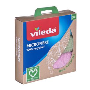 Cleaning Cloth Vileda Microfibre 100% Recycled 3 pcs.