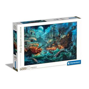 Clementoni Puzzle 6000el Pirate Battle. Pirates Battle 36530