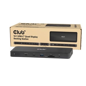 CLUB3D 14-1 USB-C® Quad Display Docking Station
