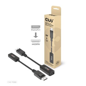 CLUB3D DisplayPort1.4 to HDMI 4K120Hz /8K60Hz HDR Active adapter M /F