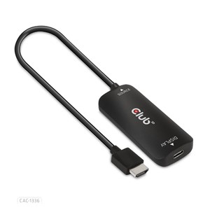 CLUB3D HDMI + Micro USB to USB Type-C 4K120Hz or 8K30Hz M /F Active Adapter