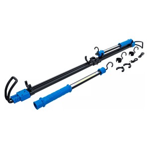 BGS COB-LED svjetiljka za haubu motora s punjivim baterijama i produžnim držačem | 2 ručne radne COB-LED svjetiljke