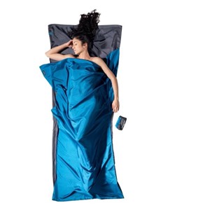 Cocoon TravelSheet Rectangular sleeping bag Cotton Blue