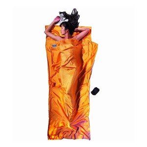 Cocoon TravelSheet Silk Sleeping Bag Liner, Sunset Yellow