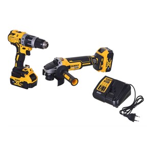 COMBO set 18V DCD796, DCG405 + 2x5,0Ah DCK208