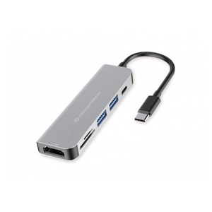 Conceptronic DONN02G laptop dock /port replicator USB 3.2 Gen 1 (3.1 Gen 1) Type-C Aluminium